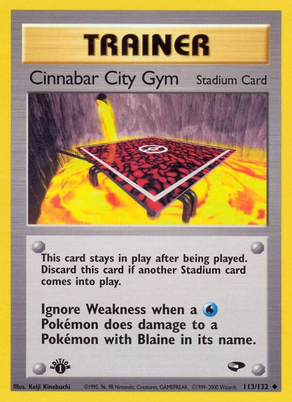 Image for Cinnabar City Gym (113/132) (Gym Challenge) (G2) - Pokemon