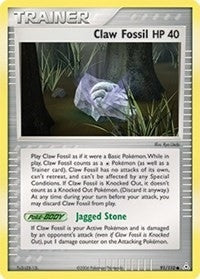 Image for Claw Fossil (91/110) (EX Holon Phantoms) (HP) - Pokemon