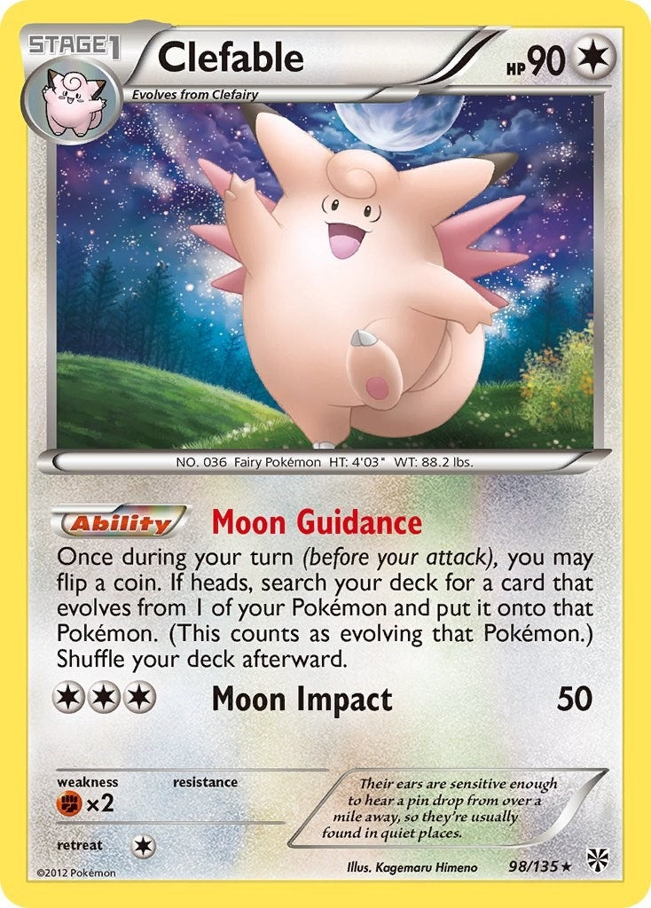 Image for Clefable (98/135) (Plasma Storm) (PLS) - Pokemon