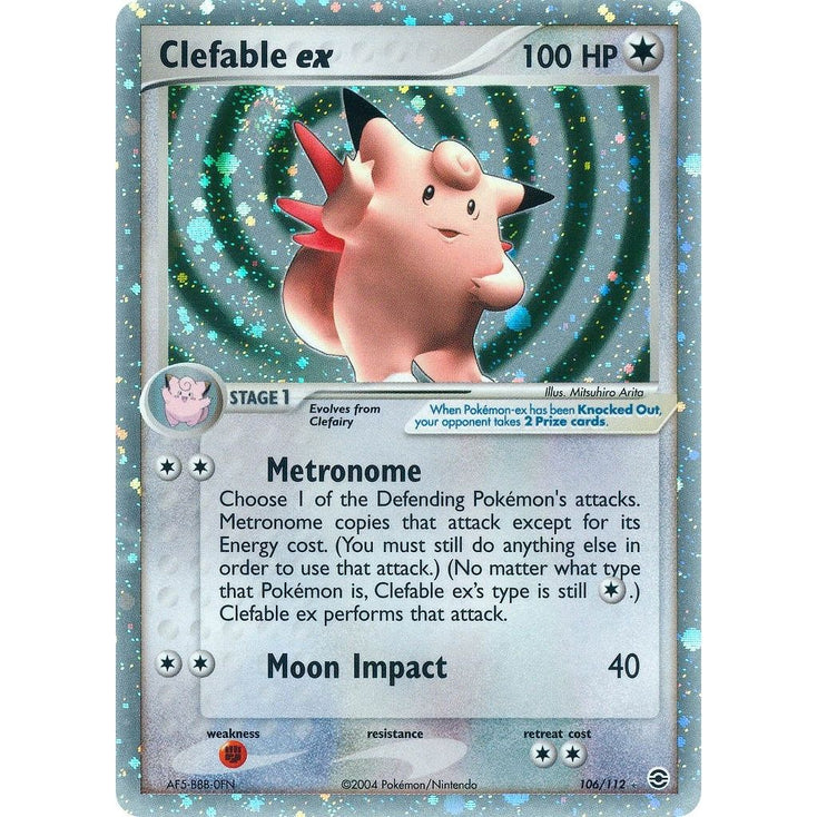 Image for Clefable ex (106/112) (FireRed & LeafGreen) - Pokemon