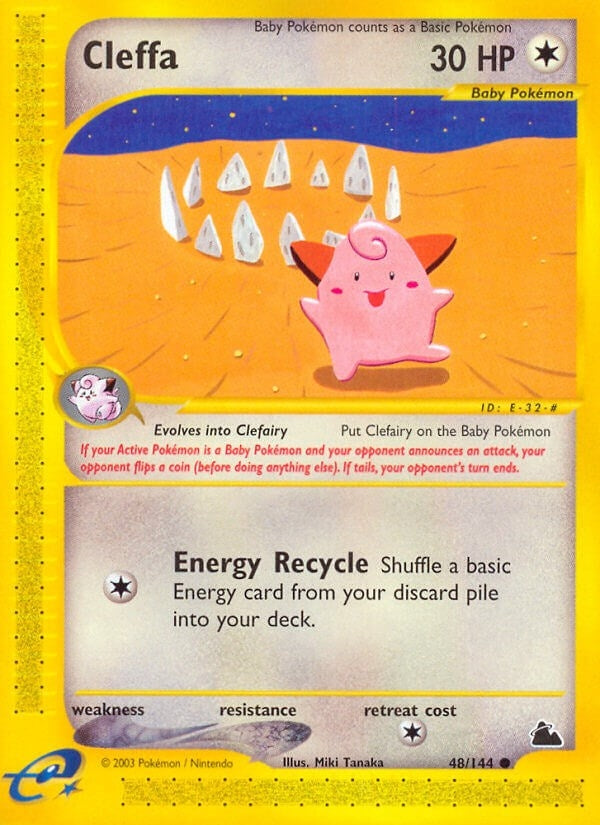 Image for Cleffa (048/144) (Skyridge) (SK) - Pokemon