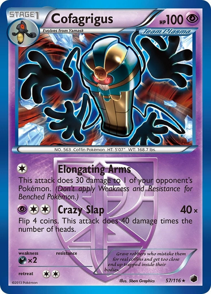 Image for Cofagrigus (Team Plasma) (57) (57/116) (Plasma Freeze) (PLF) - Pokemon