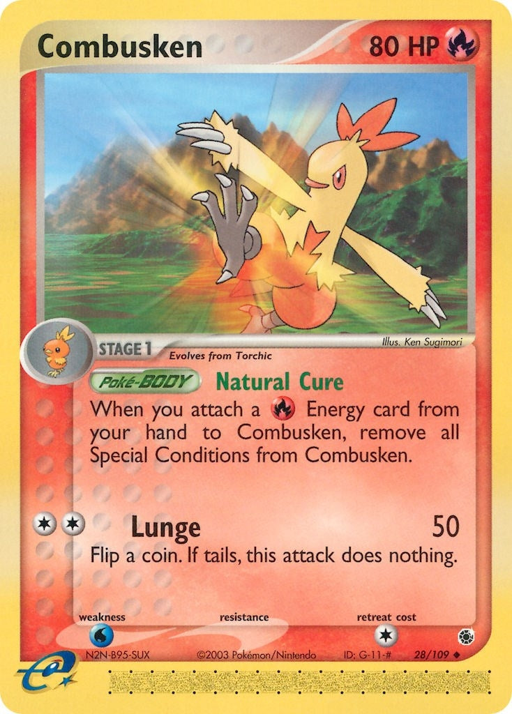 Image for Combusken (28/109) (EX Ruby and Sapphire) (RS) - Pokemon