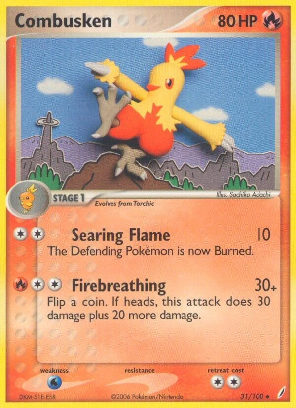 Image for Combusken (31/100) (EX Crystal Guardians) (CG) - Pokemon