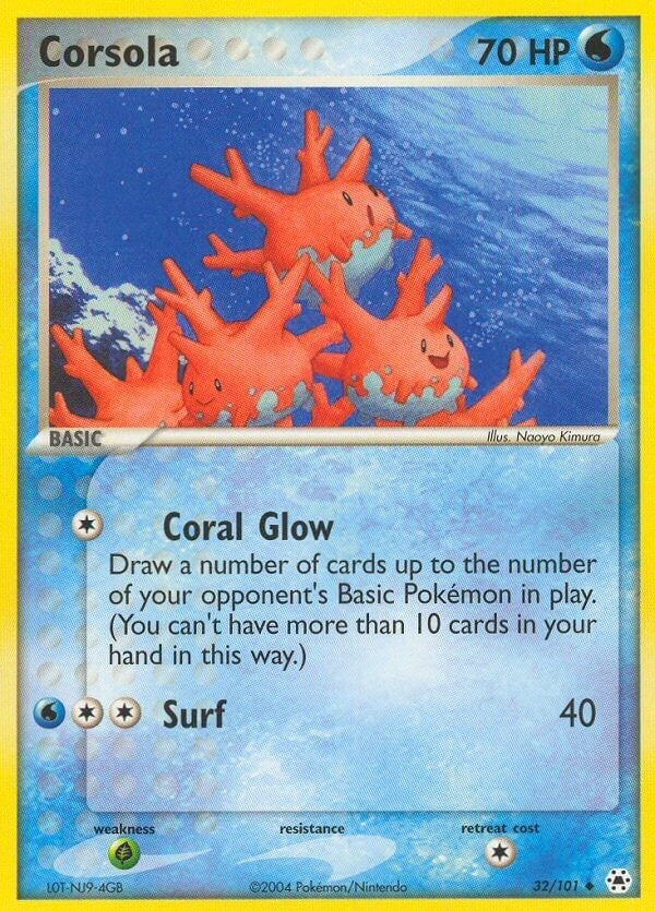 Image for Corsola (32/101) (EX Hidden Legends) (HL) - Pokemon