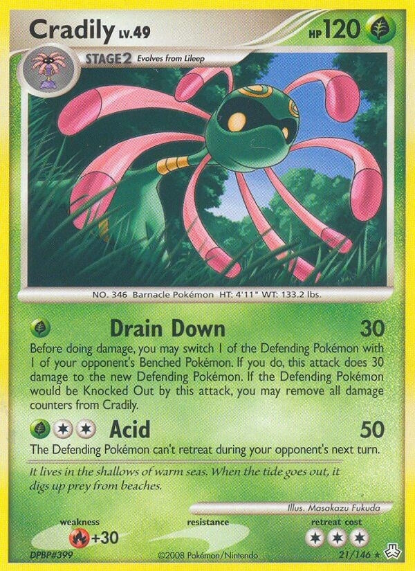 Image for Cradily (21/146) (Legends Awakened) (LA) - Pokemon