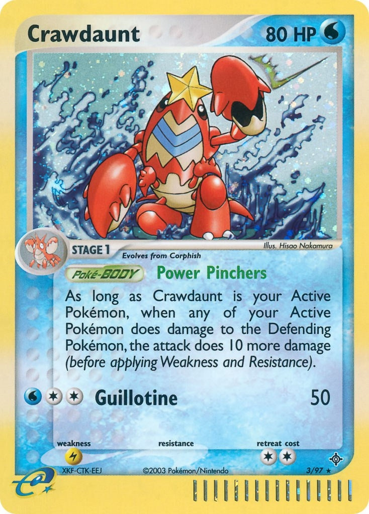 Image for Crawdaunt (3/97) (EX Dragon) (DR) - Pokemon