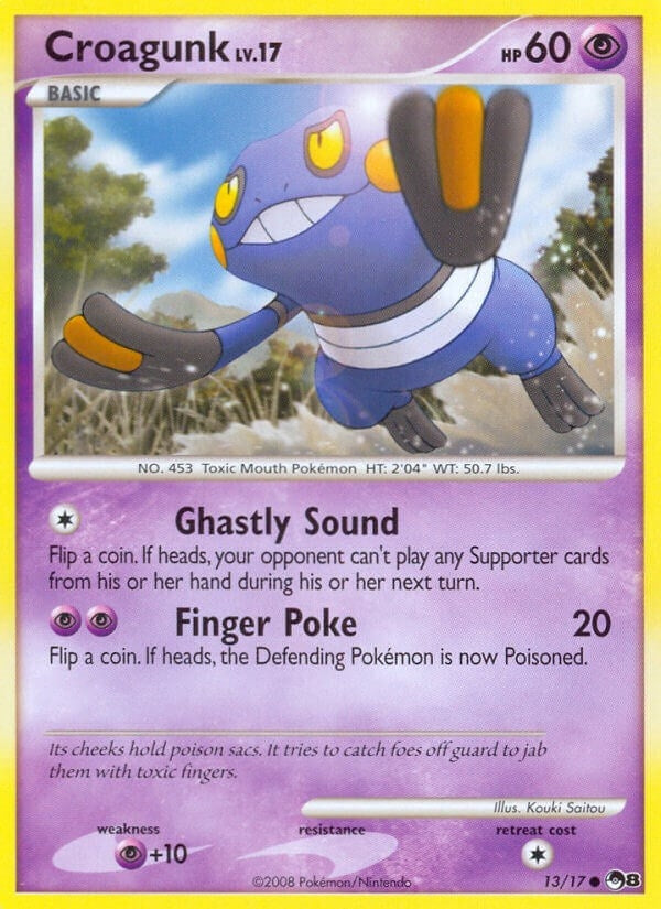 Image for Croagunk (13/17) (POP Series 8) (POP) - Pokemon