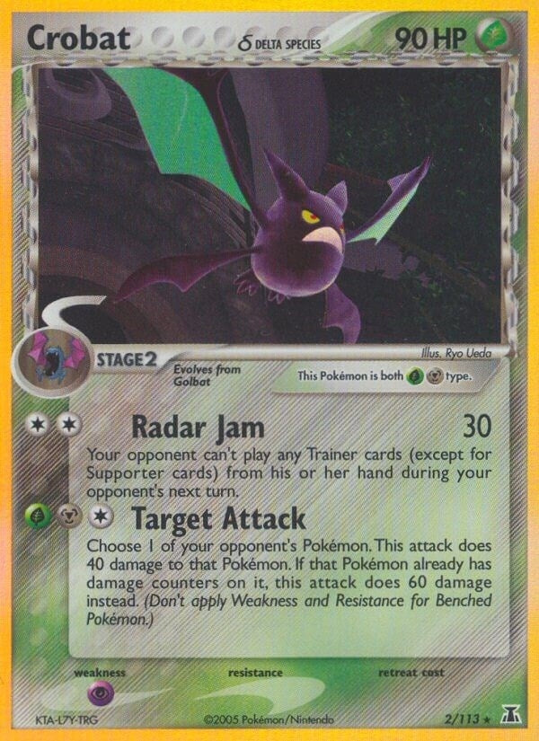 Image for Crobat (Delta Species) (2/113) (EX Delta Species) (DS) - Pokemon