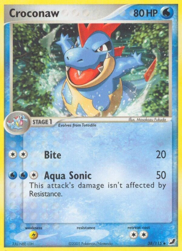 Image for Croconaw (38/115) (EX Unseen Forces) (UF) - Pokemon