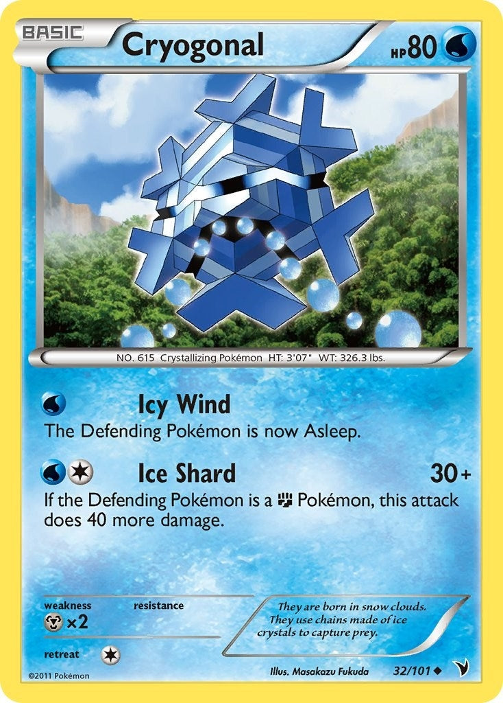Image for Cryogonal (32) (32/101) (Noble Victories) (NVI) - Pokemon