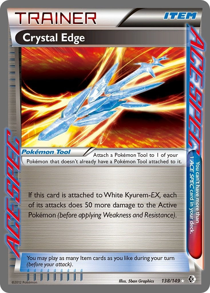 Image for Crystal Edge (138/149) (Boundaries Crossed) (BCR) - Pokemon