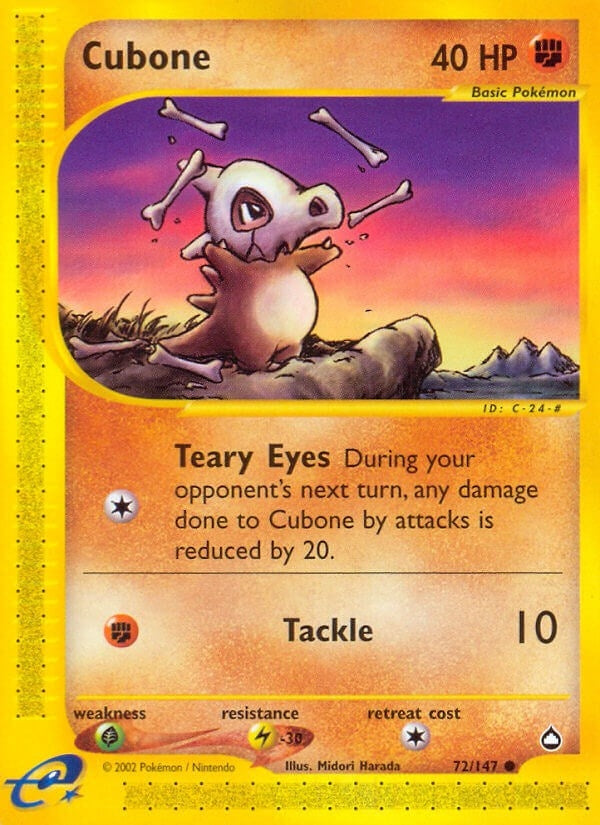 Image for Cubone (072/147) (Aquapolis) (AQ) - Pokemon