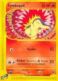 Image for Cyndaquil (105) (105/165) (Expedition) (EX) - Pokemon