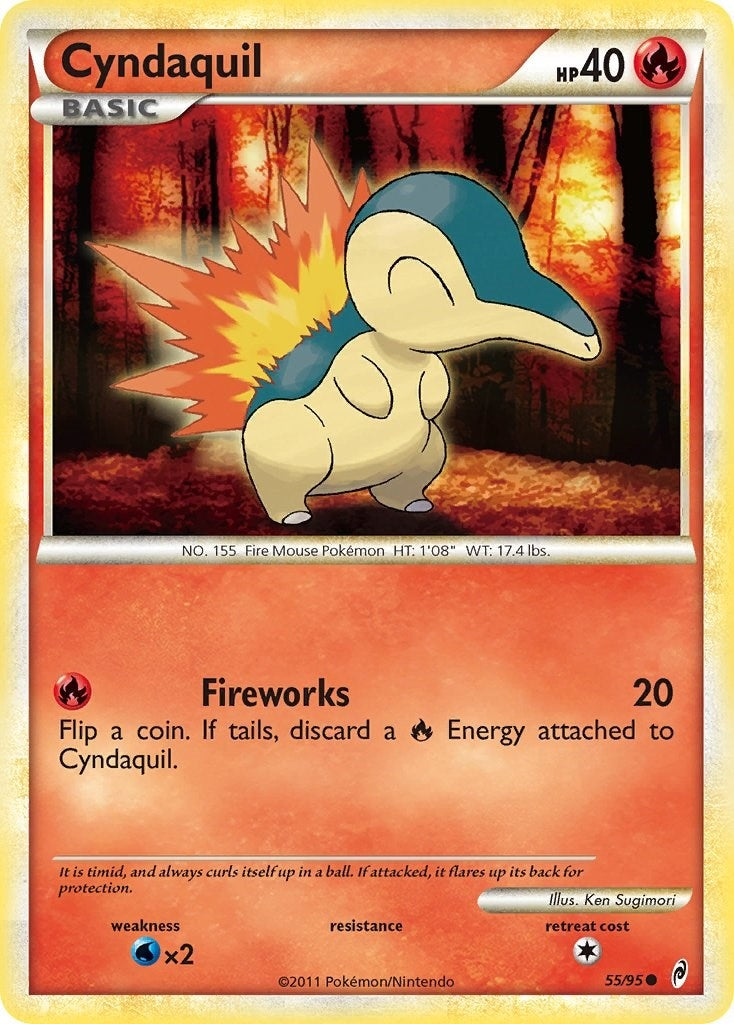 Image for Cyndaquil (55/95) (Call of Legends) (CL) - Pokemon