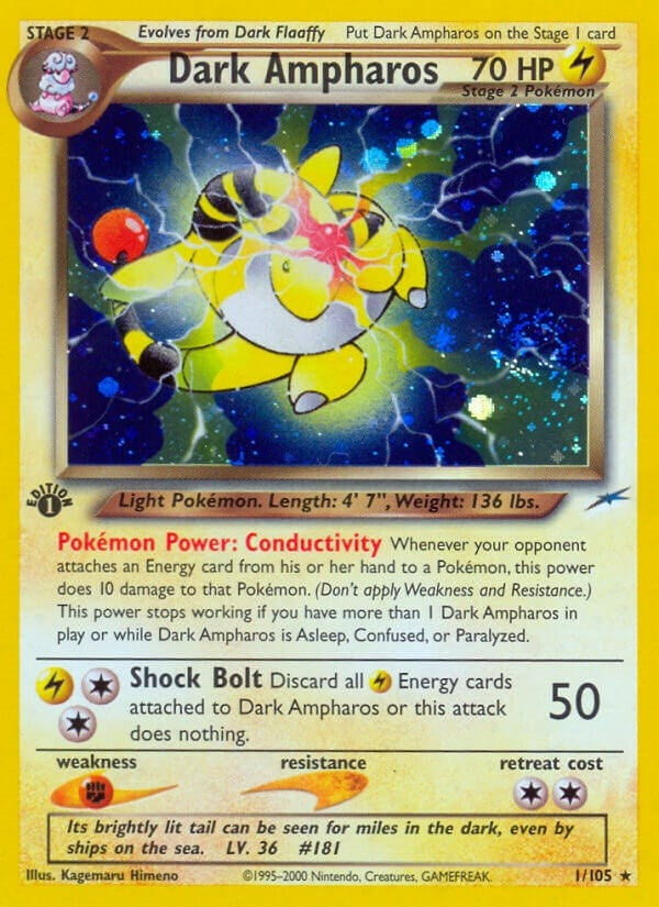 Image for Dark Ampharos (001/105) (Neo Destiny) (N4) - Pokemon