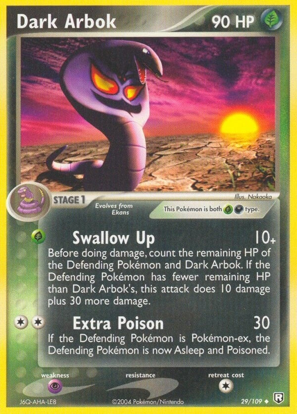 Image for Dark Arbok (29/109) (EX Team Rocket Returns) (RR) - Pokemon
