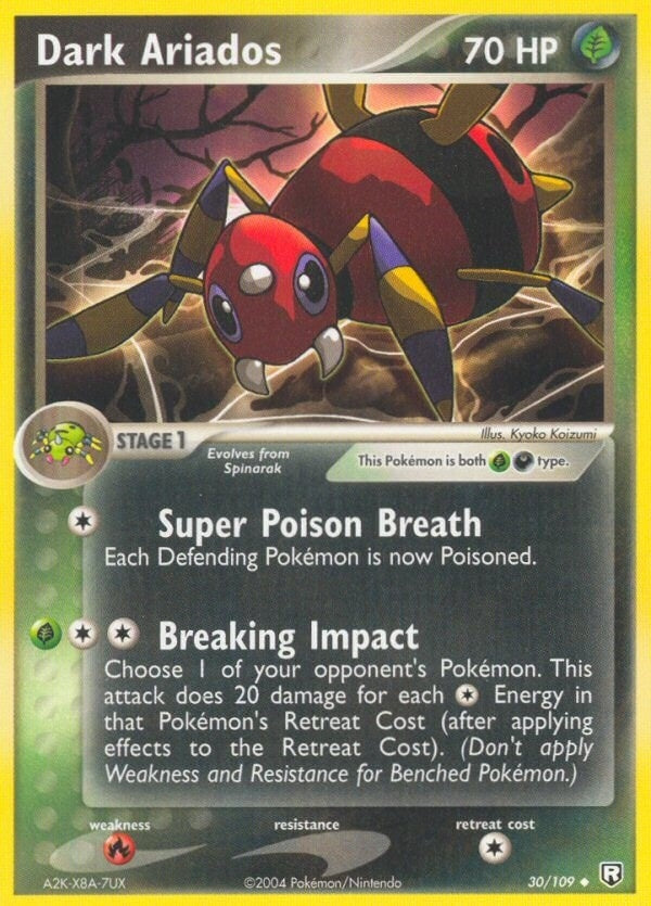 Image for Dark Ariados (30/109) (EX Team Rocket Returns) (RR) - Pokemon