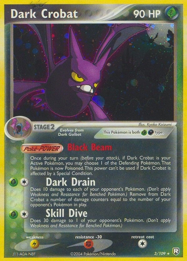 Image for Dark Crobat (3/109) (EX Team Rocket Returns) (RR) - Pokemon