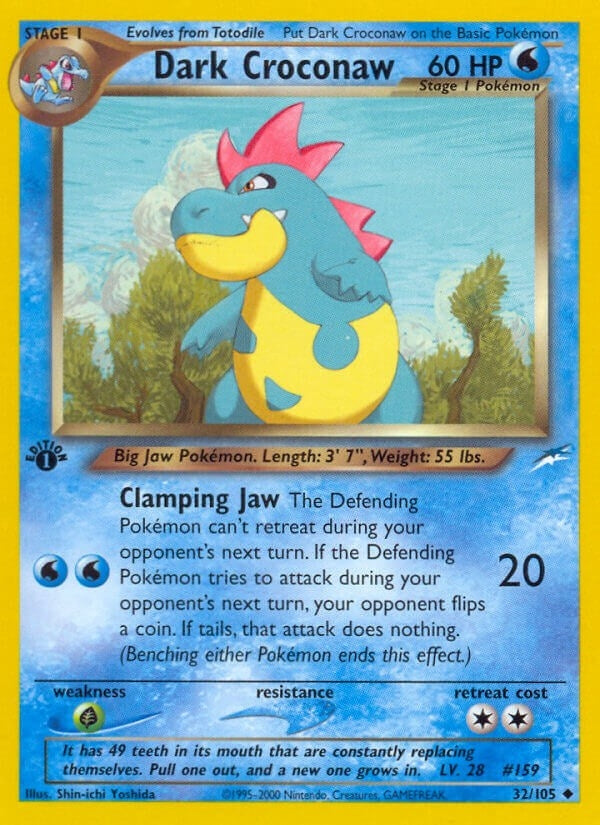 Image for Dark Croconaw (032/105) (Neo Destiny) (N4) - Pokemon