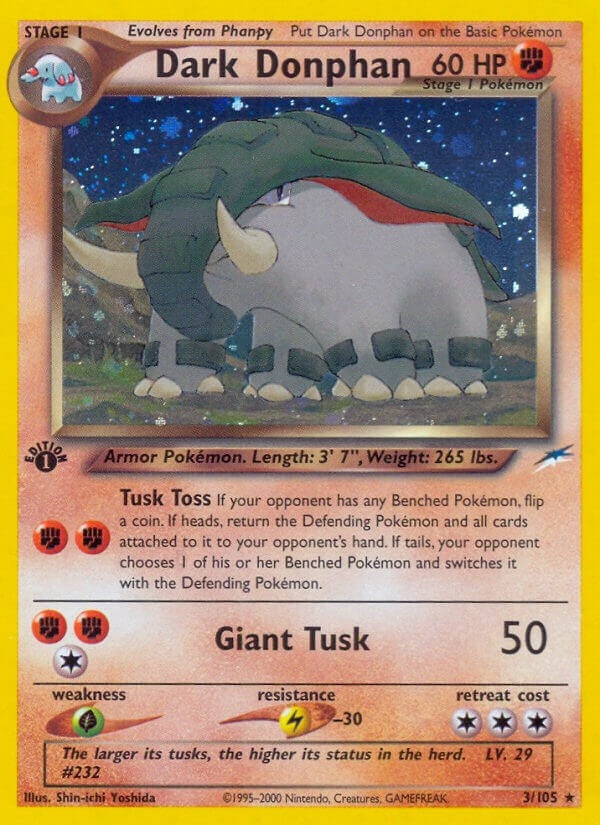 Image for Dark Donphan (003/105) (Neo Destiny) (N4) - Pokemon