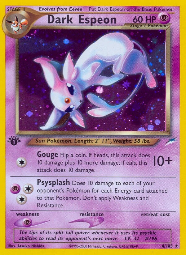 Image for Dark Espeon (004/105) (Neo Destiny) (N4) - Pokemon