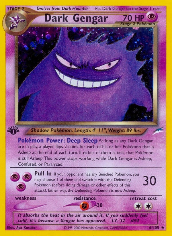 Image for Dark Gengar (006/105) (Neo Destiny) (N4) - Pokemon