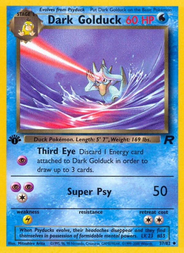 Image for Dark Golduck (37/82) (Team Rocket) (TR) - Pokemon