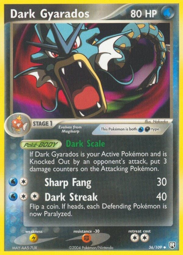 Image for Dark Gyarados (36/109) (EX Team Rocket Returns) (RR) - Pokemon