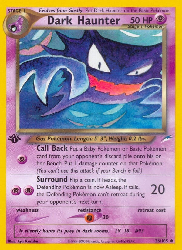 Image for Dark Haunter (036/105) (Neo Destiny) (N4) - Pokemon