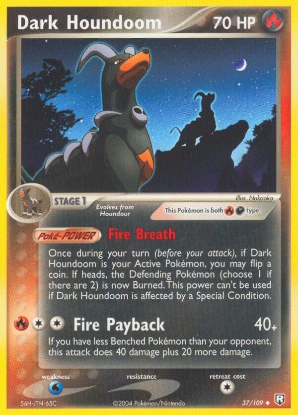 Image for Dark Houndoom (37/109) (EX Team Rocket Returns) (RR) - Pokemon