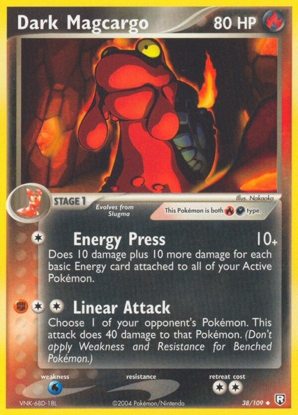 Image for Dark Magcargo (38/109) (EX Team Rocket Returns) (RR) - Pokemon