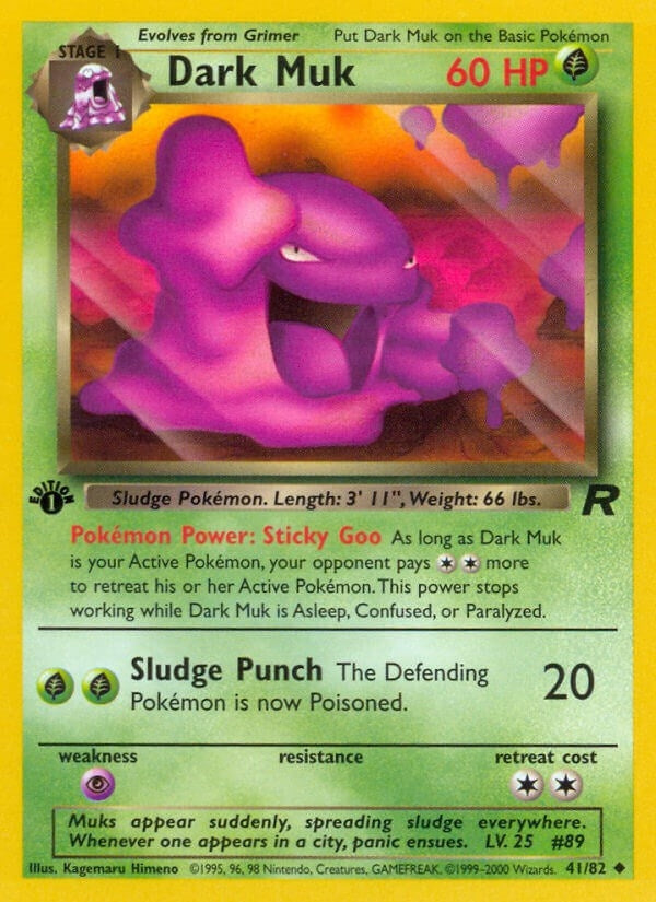Image for Dark Muk (41/82) (Team Rocket) (TR) - Pokemon