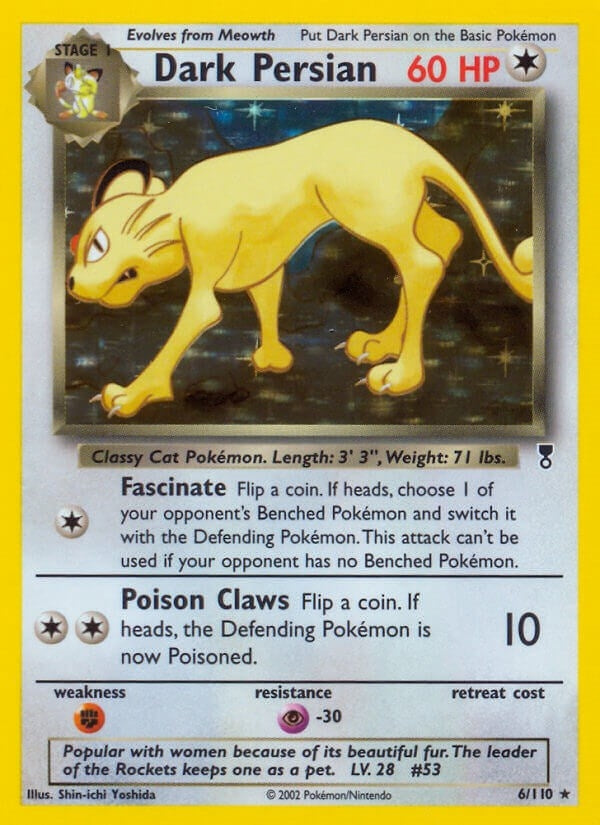 Image for Dark Persian (006/110) (Legendary Collection) (LC) - Pokemon