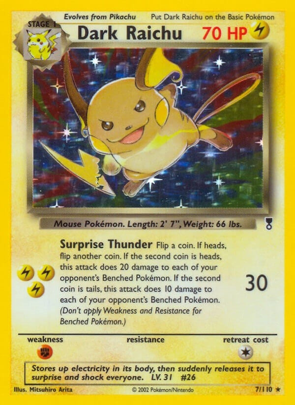Image for Dark Raichu (007/110) (Legendary Collection) (LC) - Pokemon