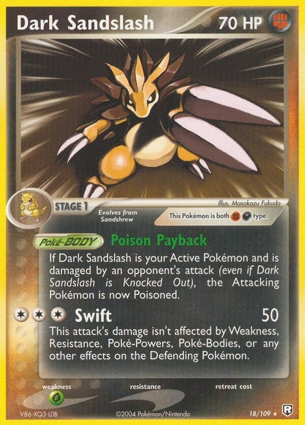 Image for Dark Sandslash (18/109) (EX Team Rocket Returns) (RR) - Pokemon