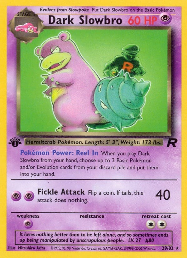 Image for Dark Slowbro (29) (29/82) (Team Rocket) (TR) - Pokemon