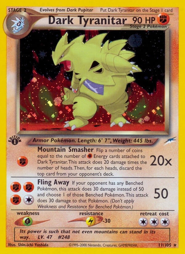 Image for Dark Tyranitar (011/105) (Neo Destiny) (N4) - Pokemon