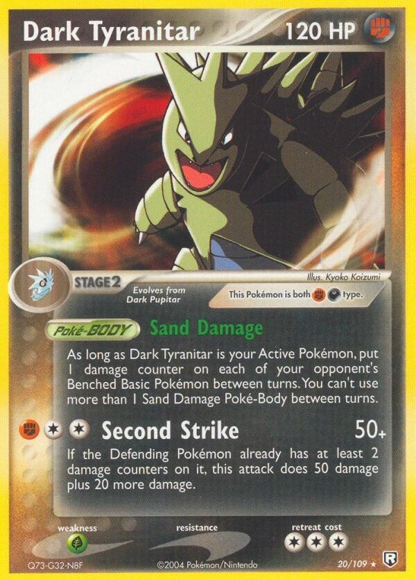Image for Dark Tyranitar (20/109) (EX Team Rocket Returns) (RR) - Pokemon