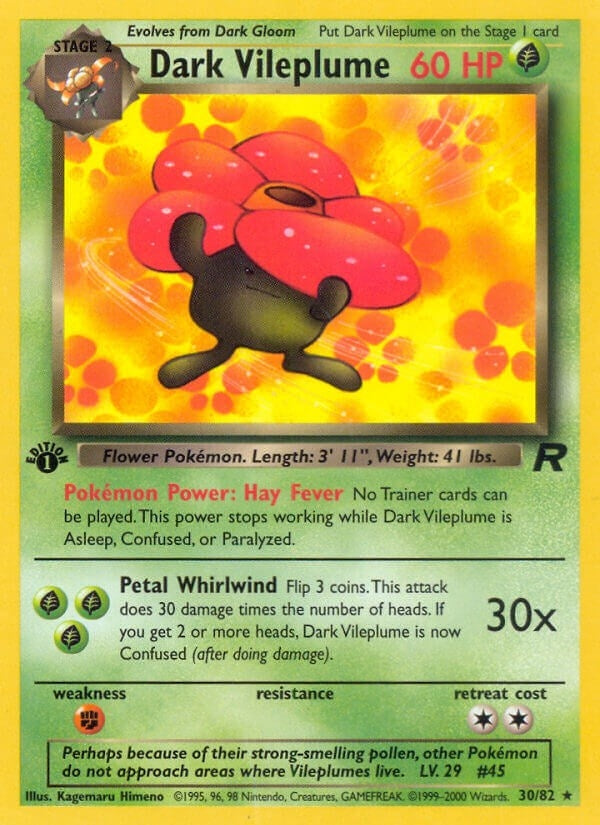 Image for Dark Vileplume (30) (30/82) (Team Rocket) (TR) - Pokemon