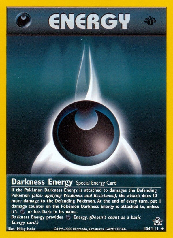Image for Darkness Energy (104/111) (Neo Genesis) (N1) - Pokemon