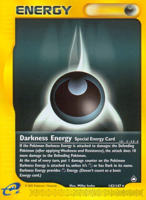 Image for Darkness Energy (142/147) (Aquapolis) (AQ) - Pokemon