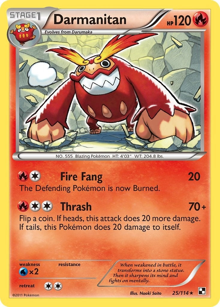 Image for Darmanitan (25/114) (Black and White) (BLW) - Pokemon