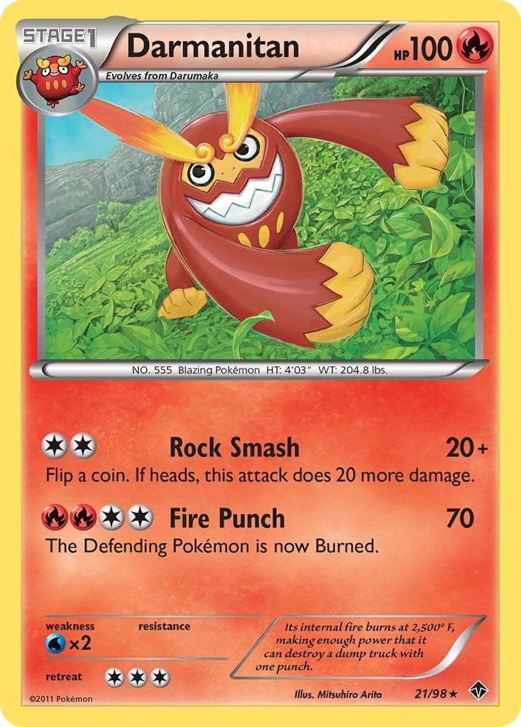 Image for Darmanitan (21/98) (Emerging Powers) (EPO) - Pokemon