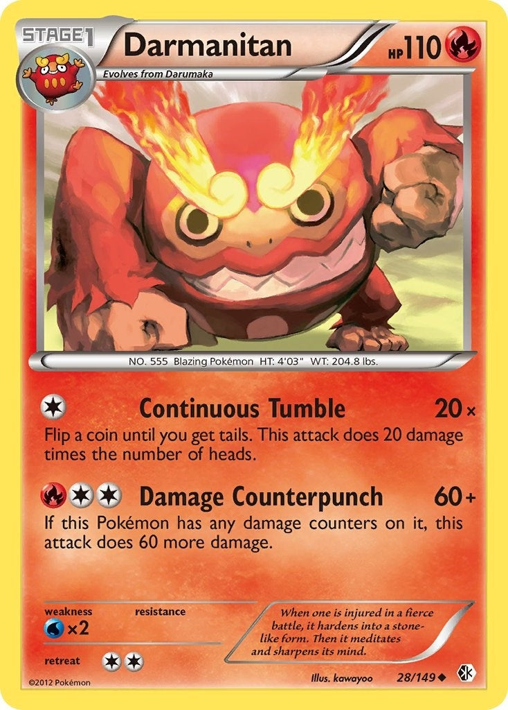 Image for Darmanitan (28/149) (Boundaries Crossed) (BCR) - Pokemon