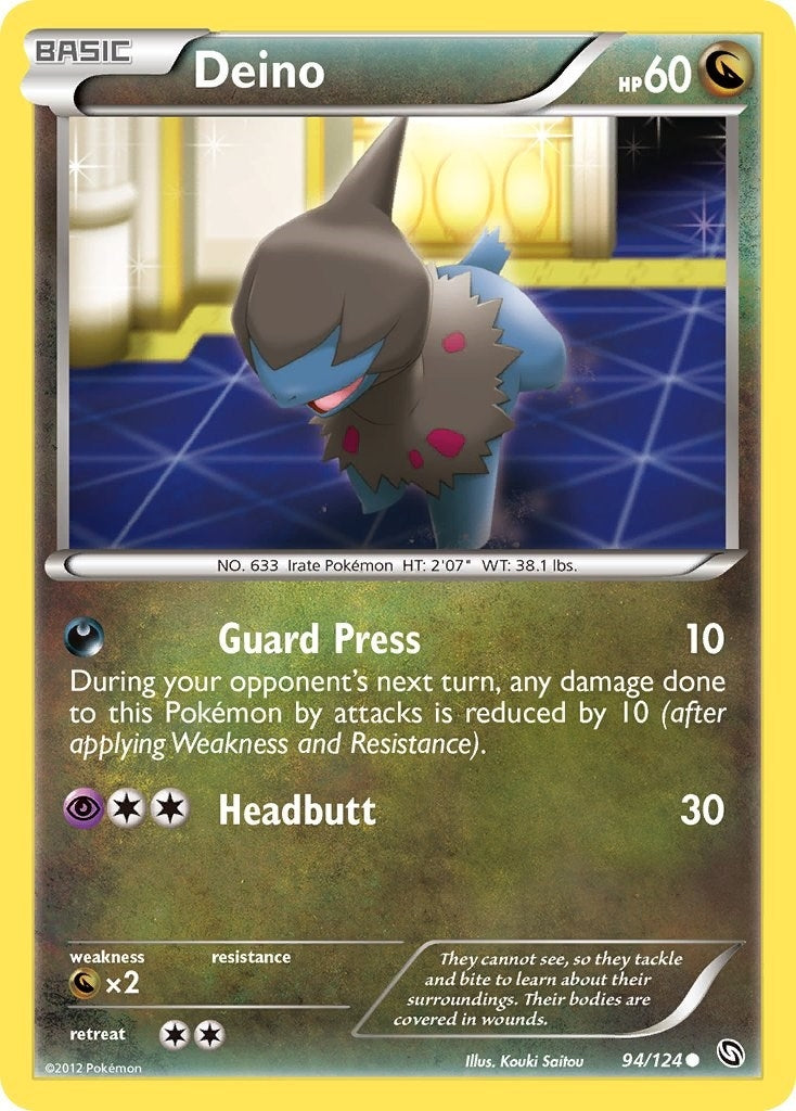 Image for Deino (94) (94/124) (Dragons Exalted) (DRX) - Pokemon