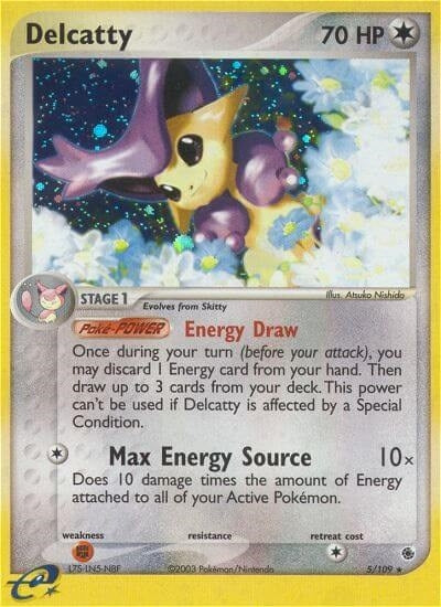 Image for Delcatty (5/109) (EX Ruby and Sapphire) (RS) - Pokemon