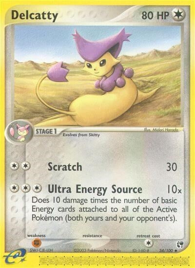 Image for Delcatty (34/100) (EX Sandstorm) (SS) - Pokemon