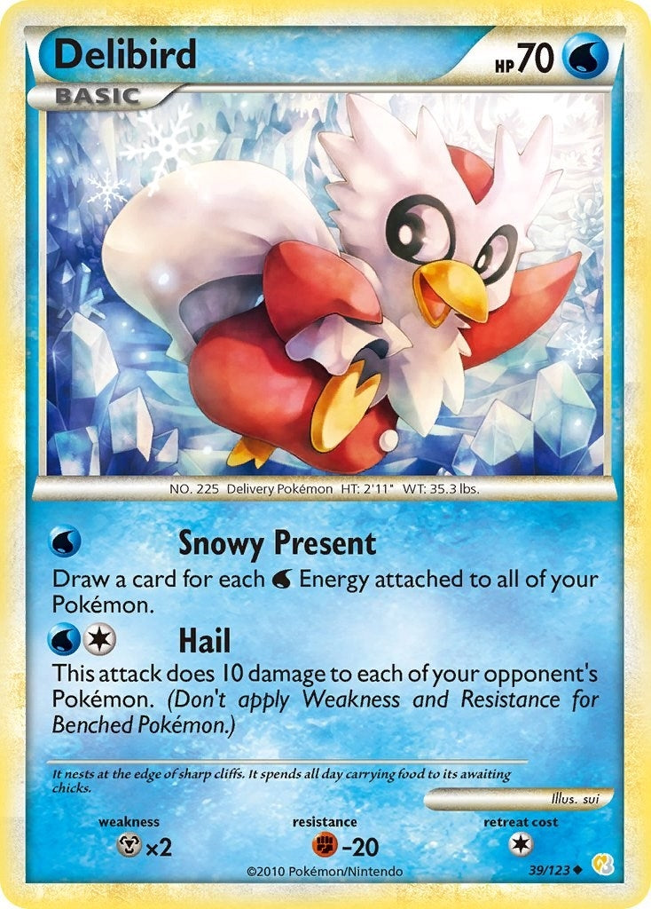 Image for Delibird (39/123) (HeartGold SoulSilver) (HS) - Pokemon