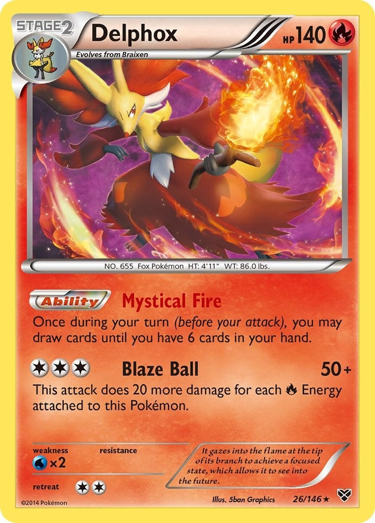 Image for Delphox (26/146) (XY Base Set) (XY) - Pokemon